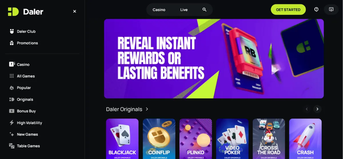 daler casino website 2 icon
