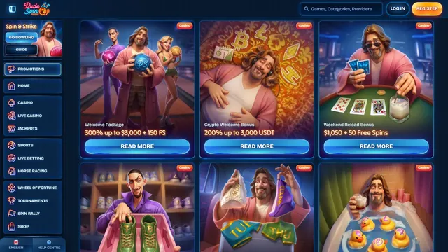 dudespin casino promotions