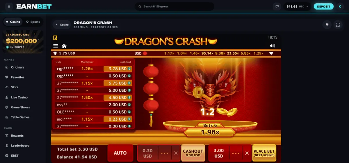 earnbet casino gameplay 2 icon