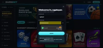 earnbet casino registration 1 icon