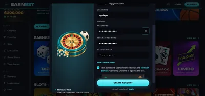 earnbet casino registration 2 icon