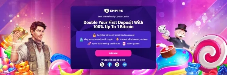 empire casino exclusive bonus