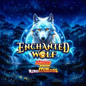 enchanted wolf rising rewards king millions slot icon