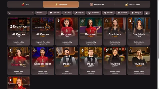 epicstar casino live games