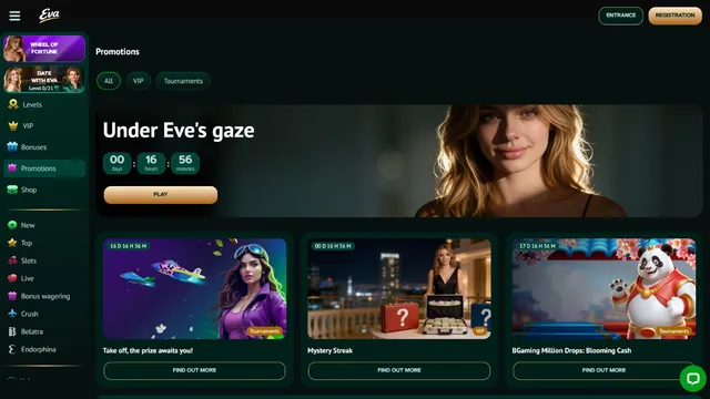 eva casino promotions