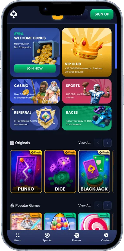 flush casino phone games bonus sportsbook
