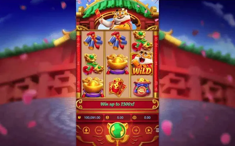 fortune tiger slot screen