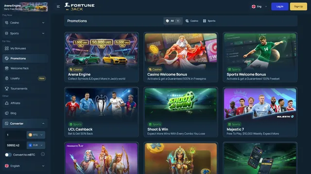 fortunejack casino promotions