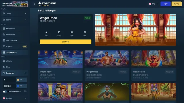 fortunejack casino tournaments