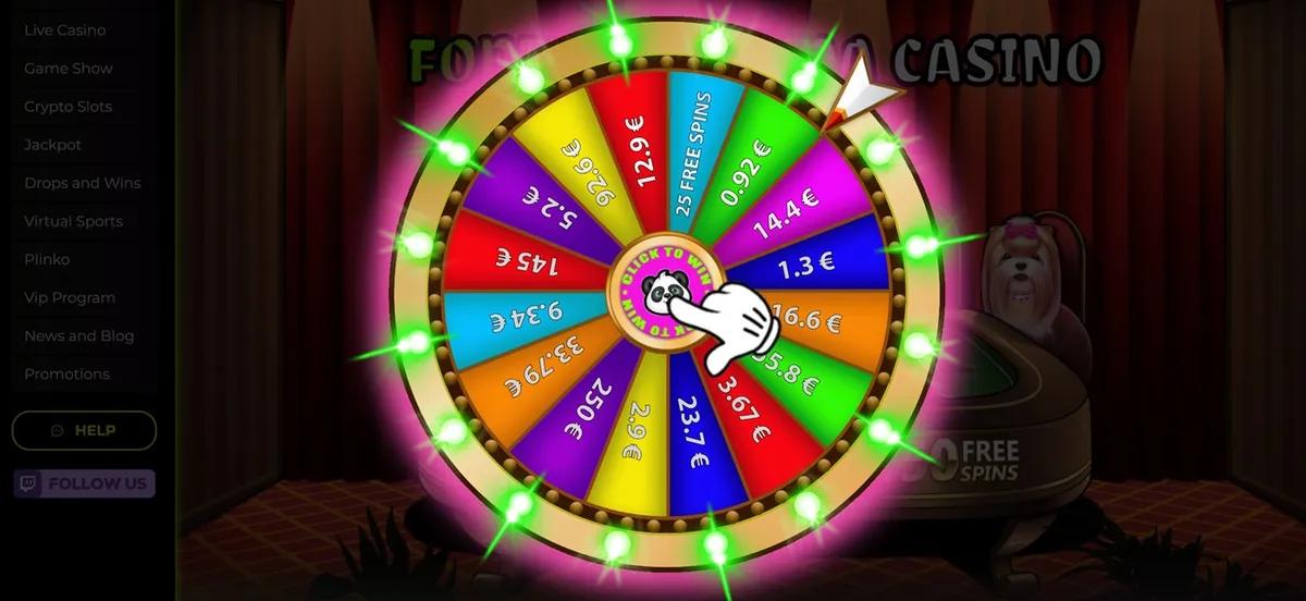 fortunepanda casino free spin