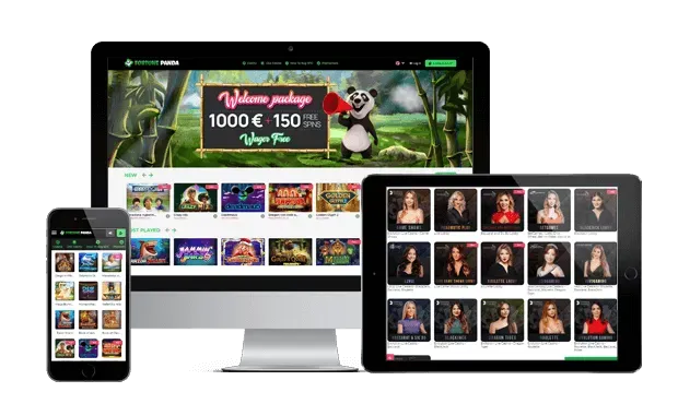 fortunepanda casino website screens
