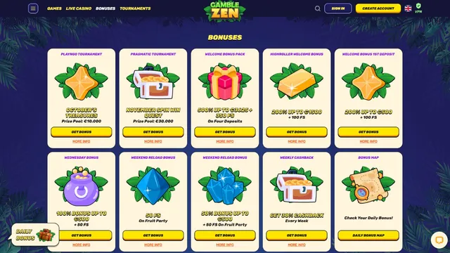 gamblezen casino promotions