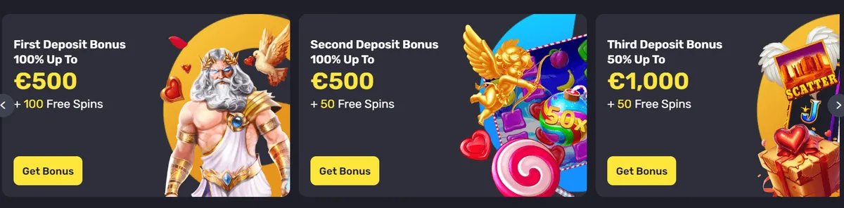 getslots casino bonuses