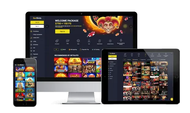 getslots casino website screens
