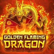 golden flaming dragon slot icon