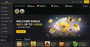 goldencrown casino web screen