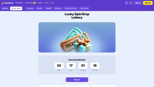 goodman casino lotteries
