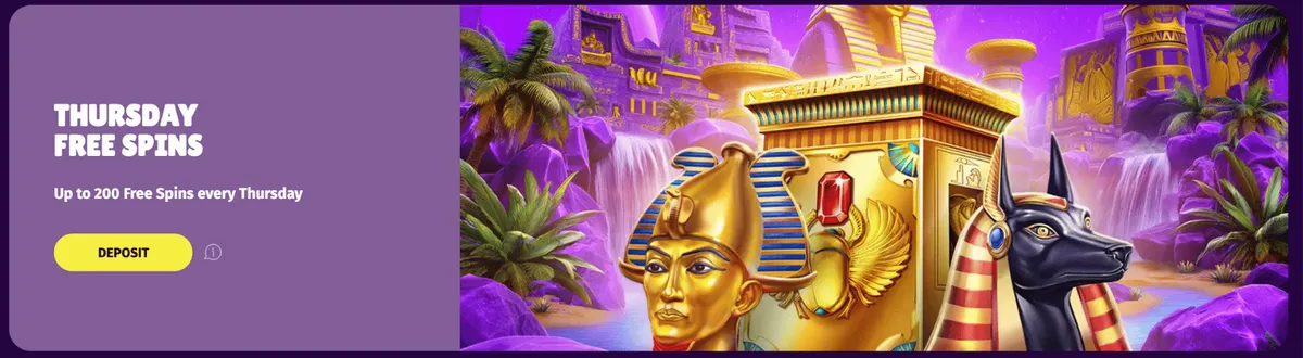 great slots casino thursday free spins icon