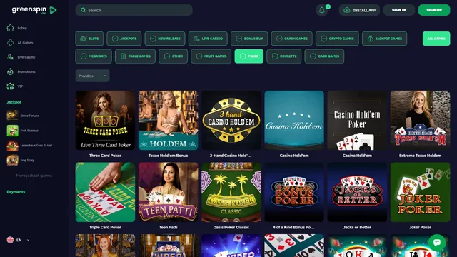 greenspin.bet poker