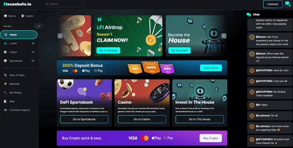 housebets.io casino website