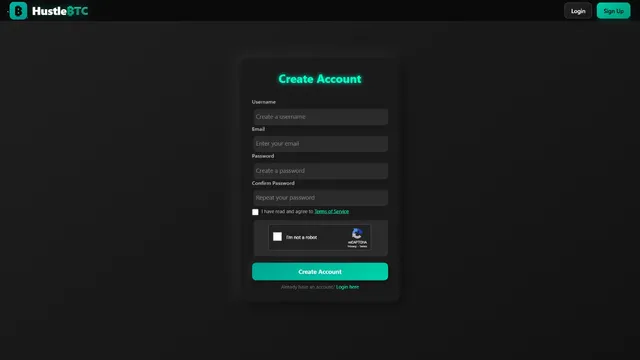 hustlebtc casino registration