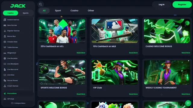jack casino promotions
