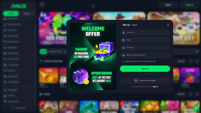 jack casino registration
