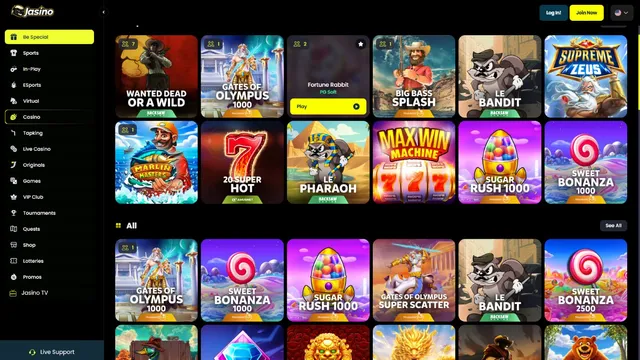 jasino casino games