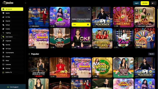 jasino casino live games