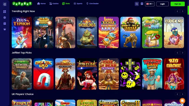 jeffbet casino games