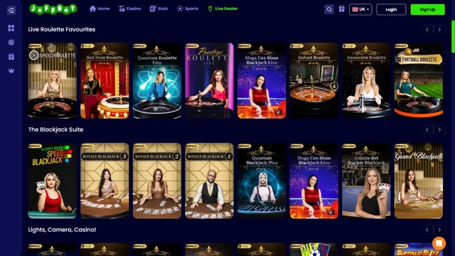 jeffbet casino live games