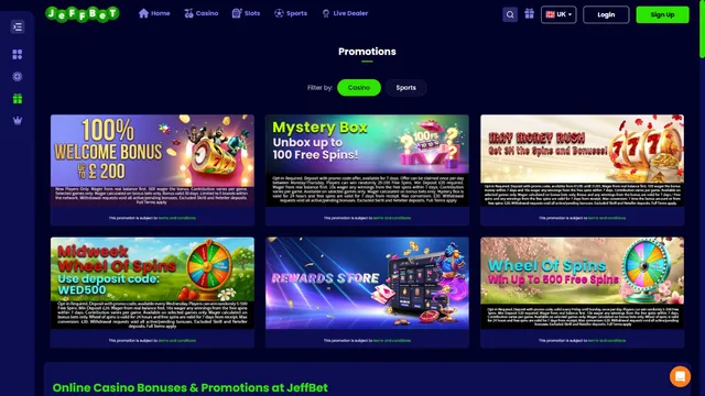 jeffbet casino promotions