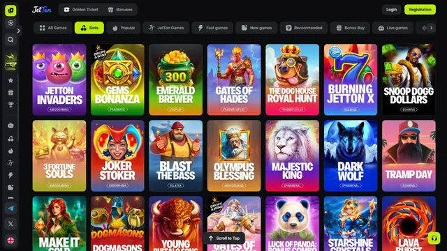 jetton casino games