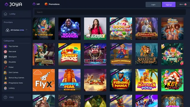 joya.casino games