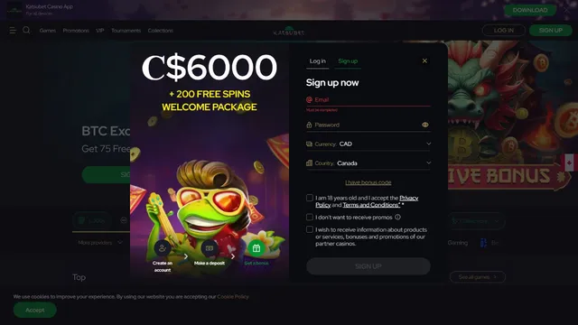 katsubet v casino registration
