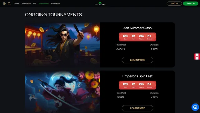 katsubet v casino tournaments