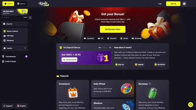 kingsgame casino promotions