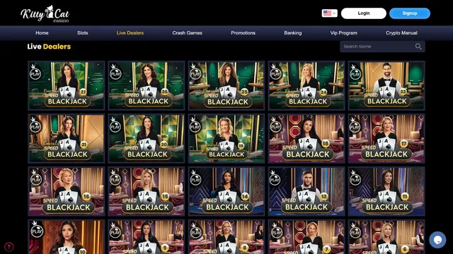 kittycat casino live games