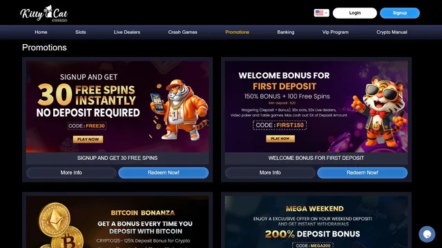 kittycat casino promotions