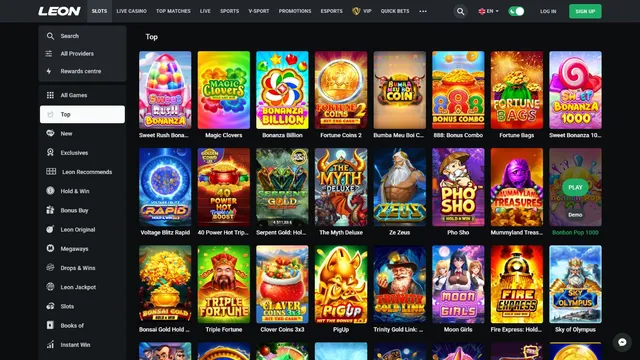 leon casino games