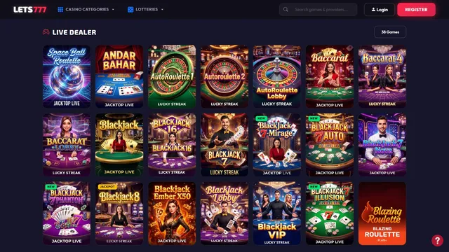 lets777 casino live games