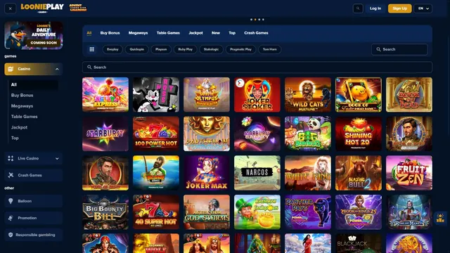 loonieplay casino games
