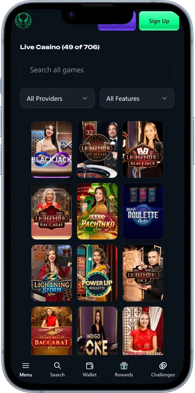 luckyanon casino phone live dealer