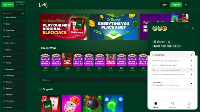 luckyfun casino support