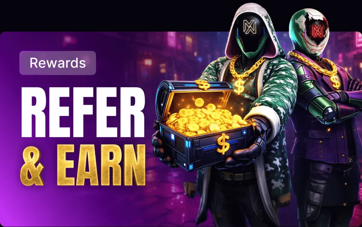 metawin casino refer & earn icon