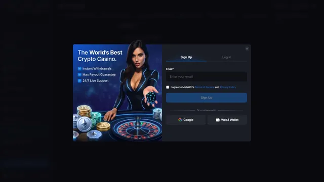 metawin casino registration