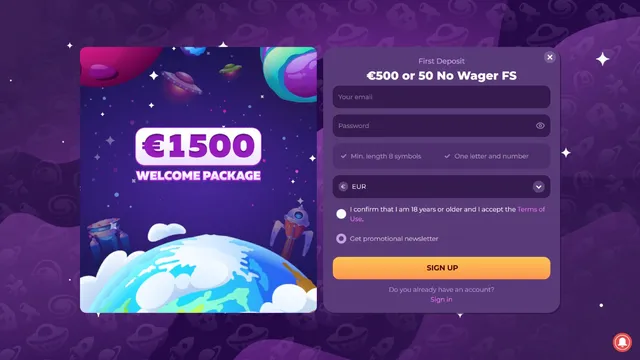 milkyway casino registration