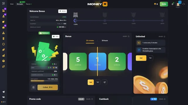 moneyx casino promotions