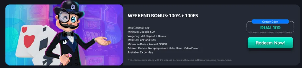 mro casino weekend bonus icon