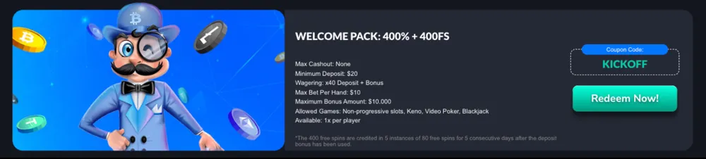 mro casino welcome pack icon